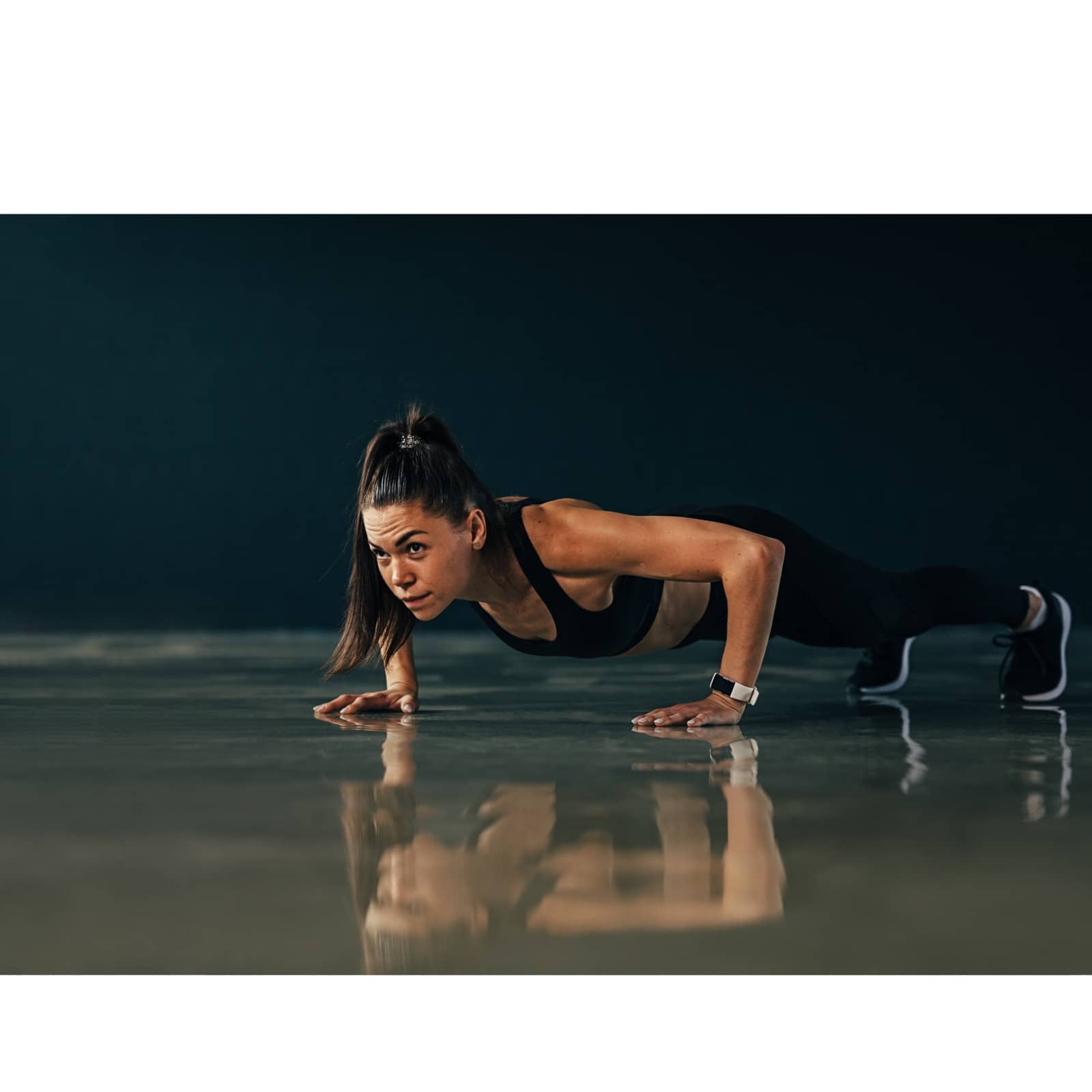 A person training with a coach's guidance
